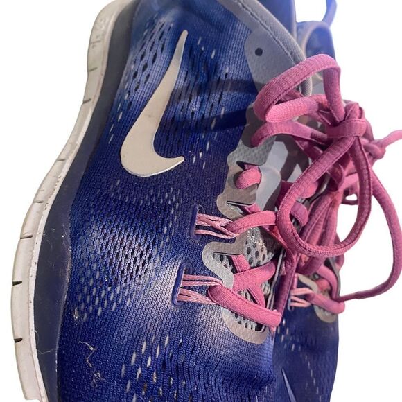 Nike Free 5.0 Womens Shoes Sneakers Size 8.5 Blue Purple Running 653988-400 - Picture 6 of 11
